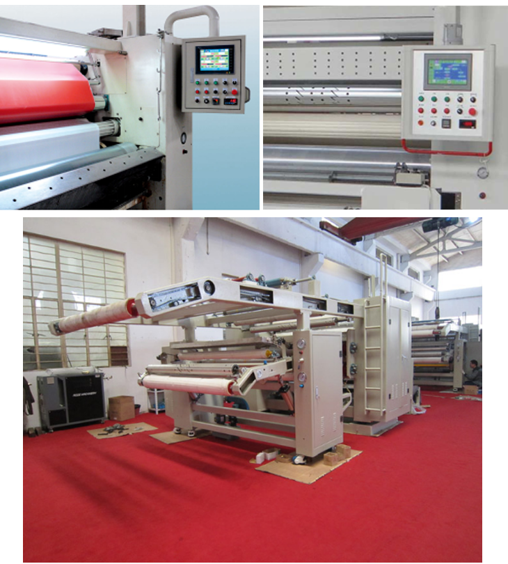 廣東永皋機械PUR復(fù)合機實物細(xì)節(jié)圖，工程案例